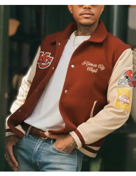 Abercrombie Kansas City Chiefs Wool Varsity Jacket