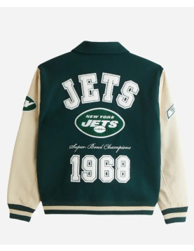 Abercrombie New York Jets Varsity Jacket