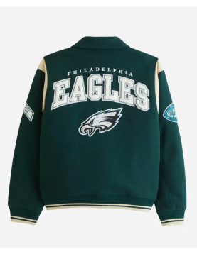 Abercrombie Philadelphia Eagles Bomber Varsity Jacket