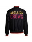 Adelaide Crows Black Bomber Full-Zip Jacket
