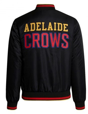 Adelaide Crows Black Bomber Full-Zip Jacket