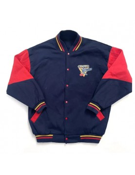 Adelaide Crows Blue and Red Varsity Wool Jacket