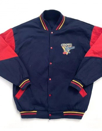 Adelaide Crows Blue and Red Varsity Wool Jacket