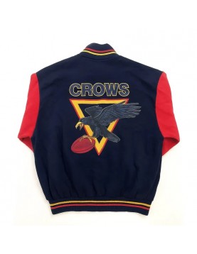 Adelaide Crows Blue and Red Varsity Wool Jacket