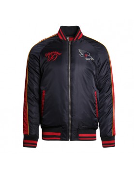 Adelaide Crows Collegiate Navy Bomber Full-Zip Jacket