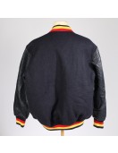 Adelaide Crows Heritage Black Varsity Jacket Adelaide Crows Heritage Black Varsity Jacket
