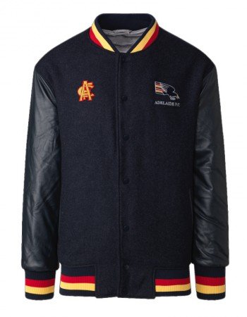 Adelaide Crows Heritage Black Varsity Jacket