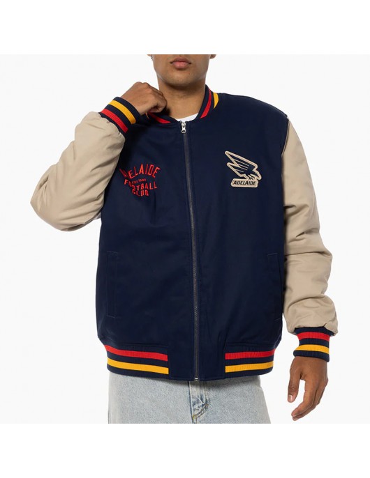 Adelaide Crows Lock Up Varsity Cotton Jacket Adelaide Crows Lock Up Varsity Cotton Jacket