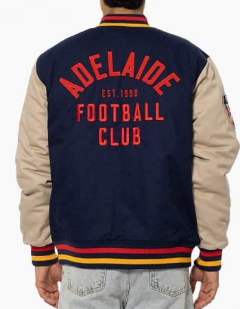 Adelaide Crows Lock Up Varsity Cotton Jacket