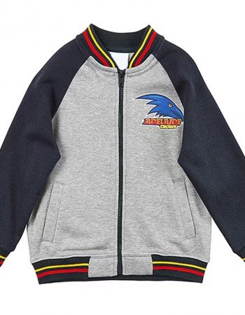 Adelaide Crows Navy and Gray Varsity Fleece Jacket