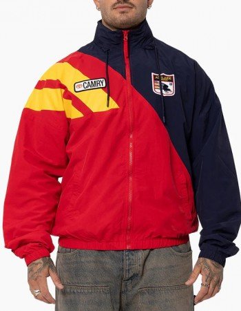 Adelaide Crows Red and Navy Full-Zip Spray Jacket
