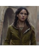 Adria Arjona Andor Bix Caleen Brown Cotton Jacket