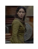 Adria Arjona Andor Bix Caleen Brown Cotton Jacket