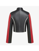 Adéla Jergová Pop Star Academy Leather Jacket