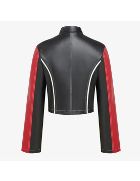 Adéla Jergová Pop Star Academy Leather Jacket