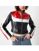Adéla Jergová Pop Star Academy Leather Jacket