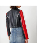 Adéla Jergová Pop Star Academy Leather Jacket