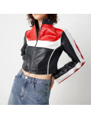 Adéla Jergová Pop Star Academy Leather Jacket