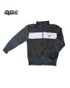 AEW Revolution CM Punk Full-Zip Black Fleece Jacket