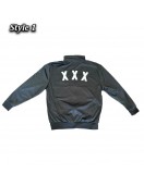 AEW Revolution CM Punk Full-Zip Black Fleece Jacket