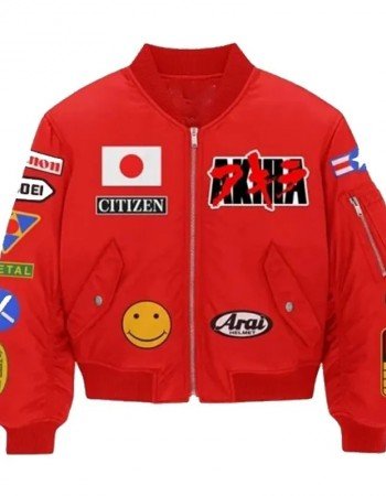 Akira Neo-Tokyo Red Bomber Jacket