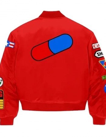 Akira Neo-Tokyo Red Bomber Jacket