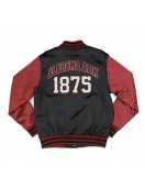Alabama A&M Black and Maroon Baseball Jacket