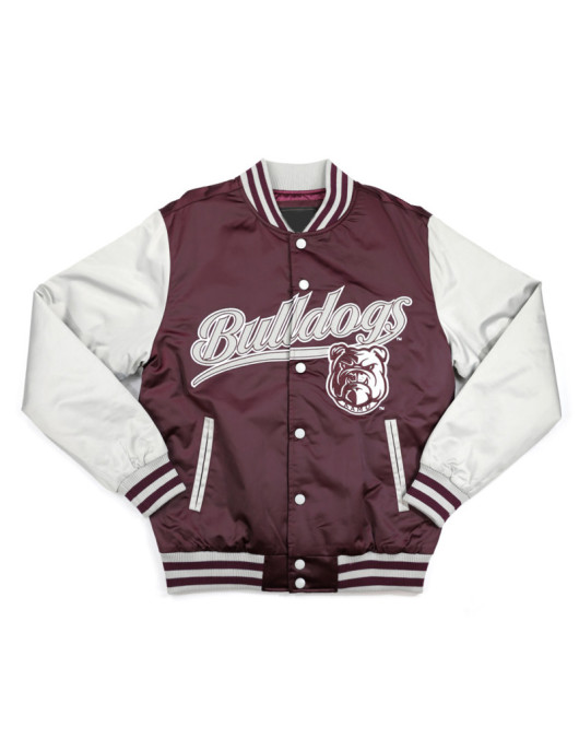 Alabama A&M Bulldogs Maroon and Light Gray Jacket