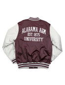 Alabama A&M Bulldogs Maroon and Light Gray Jacket