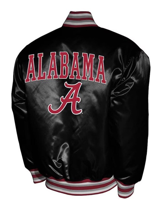 Alabama Crimson Tide Club Satin Jacket