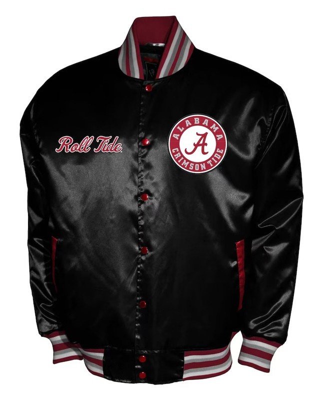 Alabama Crimson Tide Club Satin Jacket