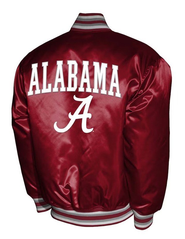 Alabama Crimson Tide Club Satin Jacket
