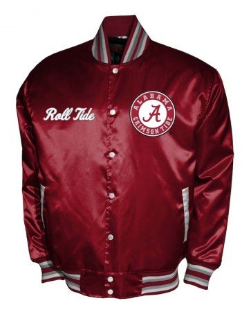 Alabama Crimson Tide Club Satin Jacket