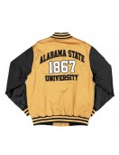 Alabama State Gold and Black Baseball Jacket