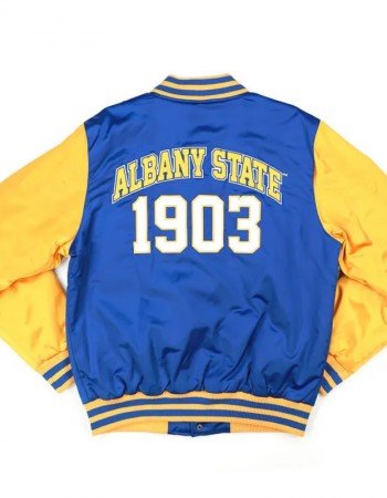 Albany State Royal and Gold Baseball Jacket