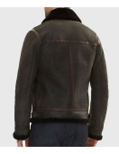 Alberto Men’s Brown G-1 Bomber Leather Jacket