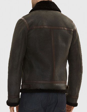 Alberto Men’s Brown G-1 Bomber Leather Jacket