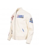 All Star 2025 Men's Eggshell Leather Jacket All Star 2025 Men's Eggshell Leather Jacket
