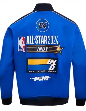 All Star Game 2024 Twill Royal Jacket