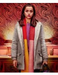 Ana De Armas Knives Out Wool Coat