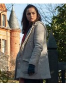 Ana De Armas Knives Out Wool Coat