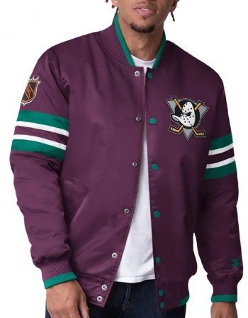 Anaheim Ducks Purple Scout Jacket