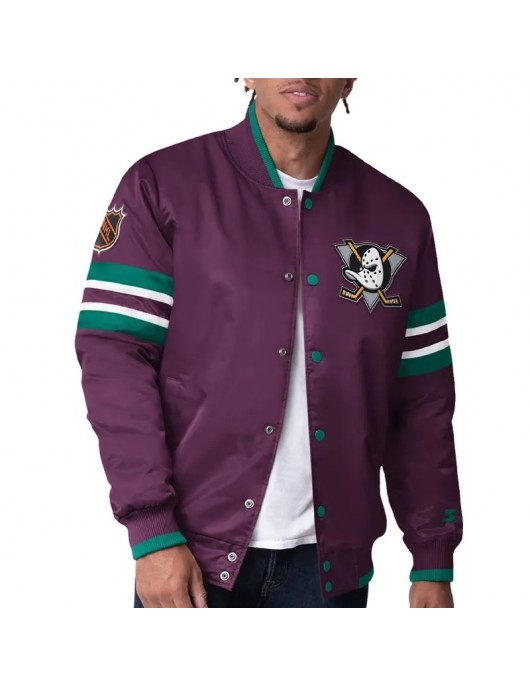 Anaheim Ducks Purple Scout Jacket