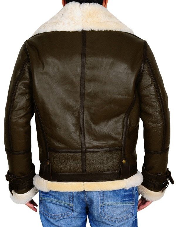 Mens Army Green Bomber Leather Jacket Mens Army Green Bomber Leather Jacket