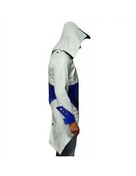 Assassins Creed Leather Hoodie Jacket