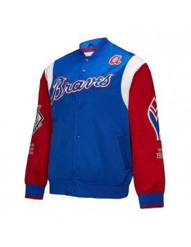 Atlanta Braves Cooperstown Team Origins Satin Jacket