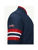 Atlanta Braves Scout I Navy Satin Jacket Atlanta Braves Scout I Navy Satin Jacket