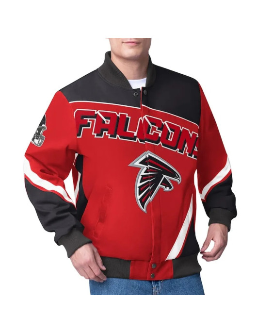 Atlanta Falcons Maximum Racing Red Jacket
