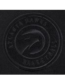 Atlanta Hawks Triple Black Varsity Wool and Leather Jacket