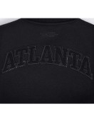 Atlanta Hawks Triple Black Varsity Wool and Leather Jacket